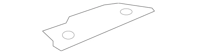 2518890995 - Body: Front Cover Insulator for Mercedes-Benz Image