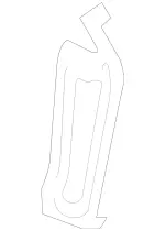 2226930334 - Cowl, Front Panel: Strut for Mercedes-Benz Image