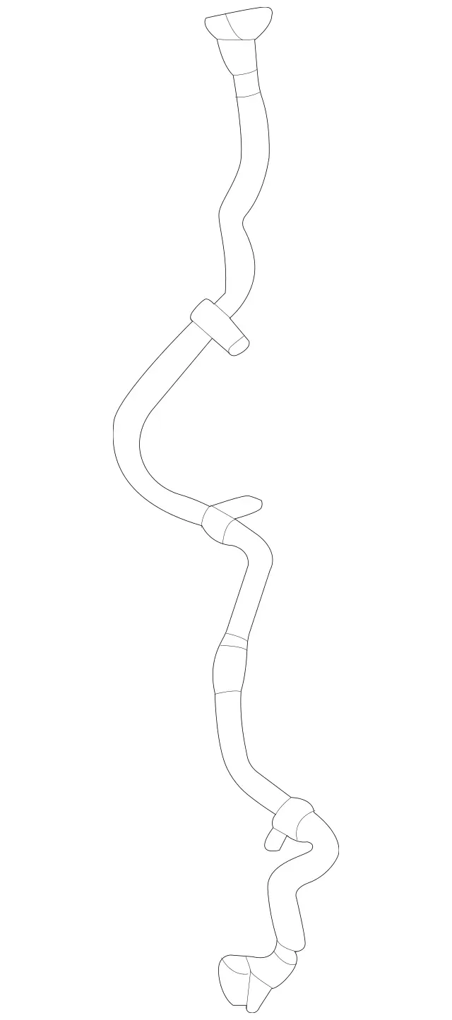 1674701901 - Fuel System: Bleed Line for Mercedes-Benz: GLS450, GLS580, GLS63 AMG, Maybach GLS600 Image image