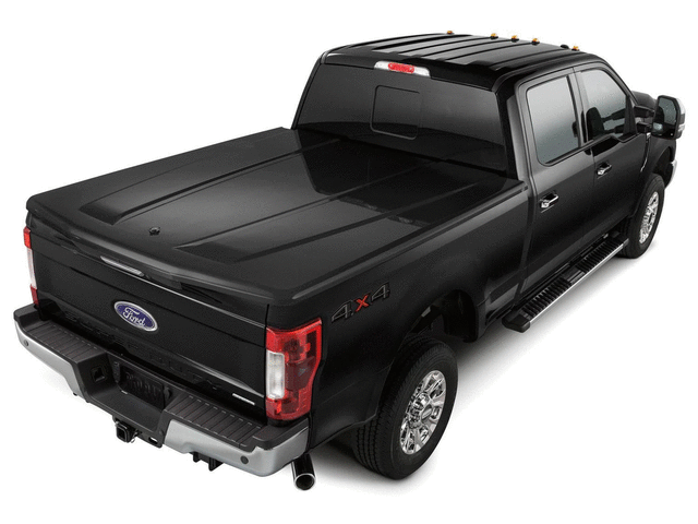 VHC3Z99501A42AR - : Undercover Agate Black Hard One-Piece Tonneau for Ford: E-350 Super Duty, E-450 Super Duty, F-250 Super Duty, F-350 Super Duty, F-450 Super Duty, F-550 Super Duty Image