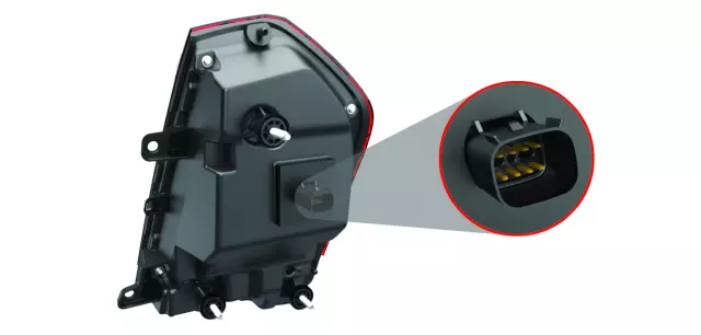 Tail Stop Turn Lamp, Left - Mopar (68400325AA)