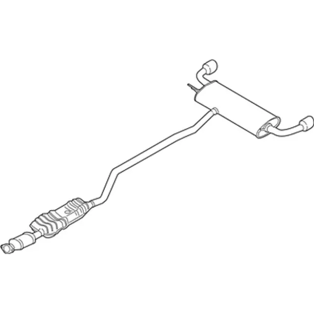 F2GZ5F250A - : Muffler &amp; Pipe for Ford: Edge Image