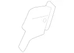 2129140100 - Driver Seat: Upholstery Plate for Mercedes-Benz Image