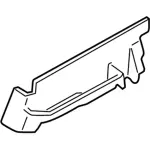 AM5Z5861748AB - Body: Track Cover for Ford: Transit Connect Image