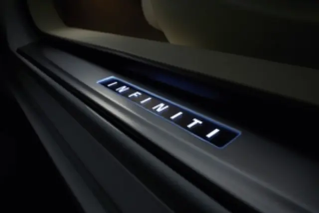 999G6Q3000 - Interior: Illuminated Kick Plates - Stainless Steel for INFINITI: Q70, Q70L Image