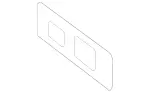 9076201000 - Body: Upper Dash Panel Plate for Mercedes-Benz Image