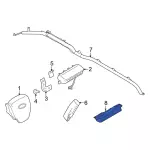 ML3Z15045J77A - Electrical: Knee Air Bag for Ford: Expedition, F-150, F-150 Lightning Image