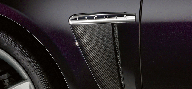 C2Z25045 - : Side Power Vent - Carbon Fiber - Left Side for Jaguar: XF Image