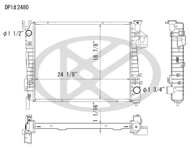 A2480 - : Koyorad Radiator for Koyo Image
