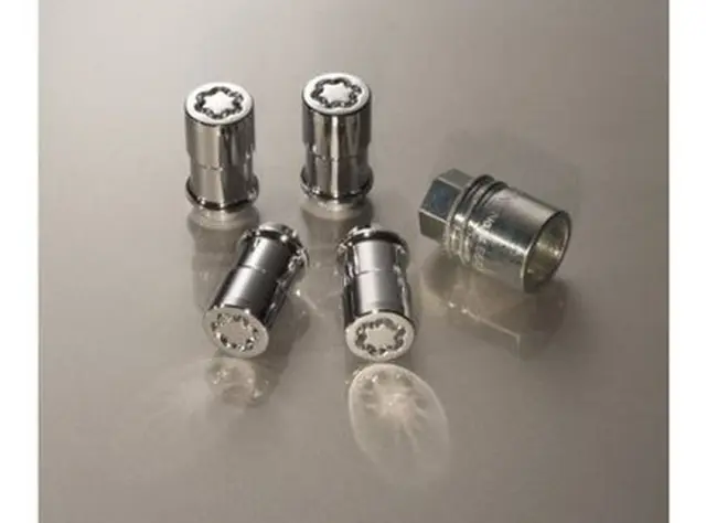 DM5Z1A043A - : 2013-2021 Ford Wheel Locks Chrome For Exposed Lugs for Ford: C-Max, EcoSport, Escape, Fusion, Police Responder Hybrid, SSV Plug-In Hybrid | Lincoln: Corsair, MKZ Image