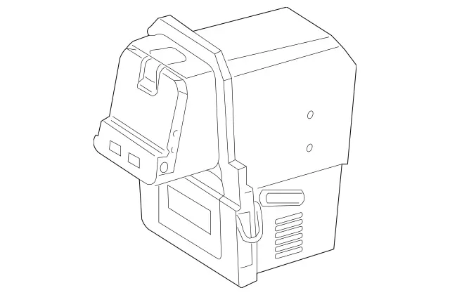 2218300060 - Rear Seat Bench: Refrigerator Box for Mercedes-Benz: 250, 300S, CL550, CL600, CL63 AMG, CL65 AMG, S350, S400, S500, S550, S600, S63 AMG Image image