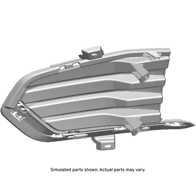 85126125 - : Part# 85126125 Passenger Side Front Fog Lamp Bezel for Cadillac: XT5 Image