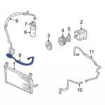 2M5Z19D734AA - HVAC: Hose &amp; Tube Assembly for FORD Image