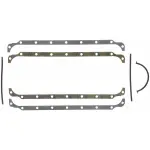 17991 - : Engine Oil Pan Gasket Set 18 Bolt Hole Multi Piece Gasket for FEL-PRO Image