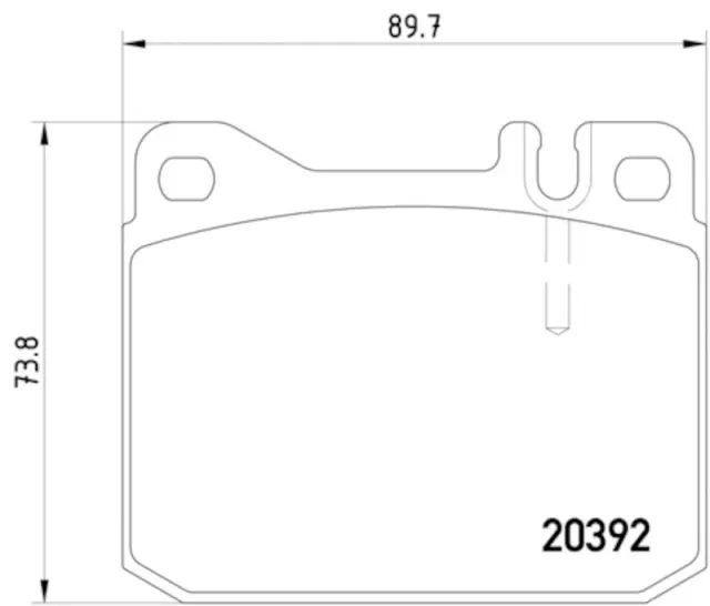 355017461 - : Disc Brake Pad Set for Hella Pagid Image