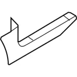 8T4Z7813208AD - Body: Scuff Plate for Ford: Edge Image