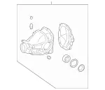 230350141480 - Rear Axle: Housing for Mercedes-Benz Image