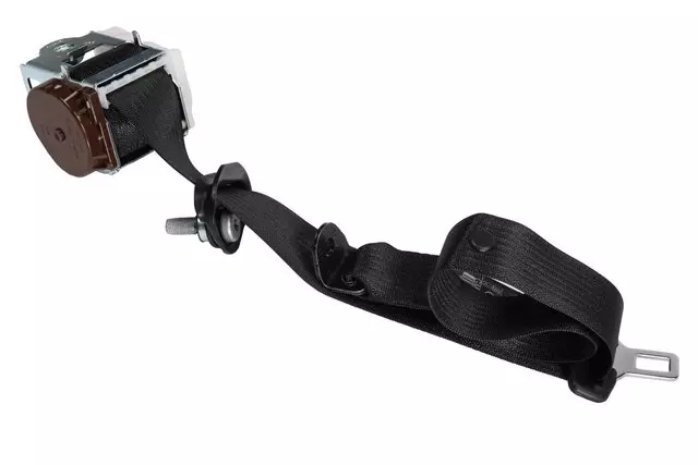Black Rear Driver Side Seat Belt with Retractor - GM (19299525)