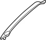 769112Y110 - : Windshield Pillar Trim for INFINITI: I30, I35 Image