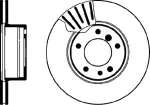 355101712 - : Disc Brake Rotor for Hella Pagid Image