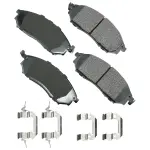 ACT888B - : Akebono ProACT Ultra Premium Ceramic Disc Brake Pad Kit for AKEBONO Image