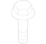 1117 - Radiator: Hexalobular Screw for Mercedes-Benz Image