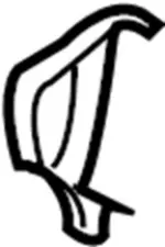 88405AL501 - Body: Recline Cover for Infiniti Image