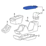 1L2Z78644A22AAA - Body: Armrest Assembly for Ford: Explorer Sport Image