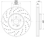 355134452 - : Disc Brake Rotor for Hella Pagid Image