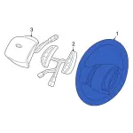 XL3Z3600AAD - Steering: Steering Wheel for Ford: Expedition Image