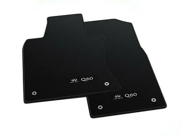 G49005CR8A - Interior: Carpeted Floor Mats (Black / 4-piece set) for INFINITI: Q60 Image