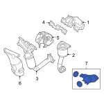 7E5Z5E258A - Exhaust: Heat Shield for Ford: Fusion | Mercury: Milan Image