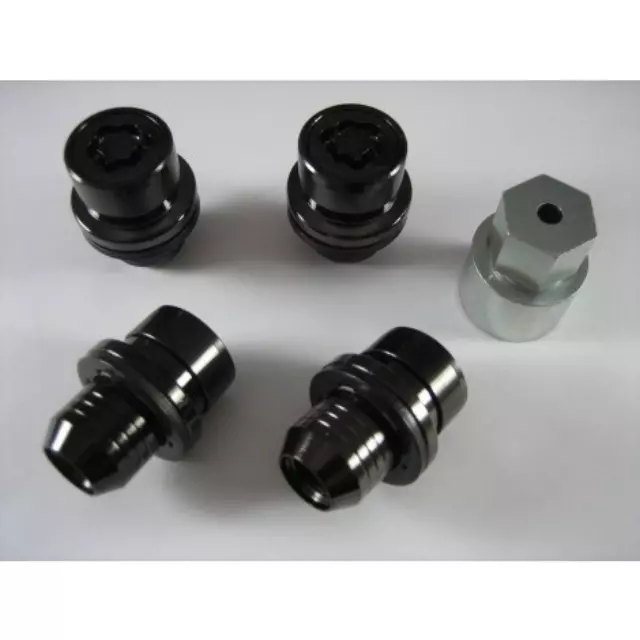 Locking Wheel Nuts - Gloss Black Finish - Land-Rover (VPLGY0104)