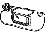 5W7Z5404105CA - Body: Sun Visor for Ford: Crown Victoria | Mercury: Grand Marquis Image