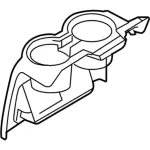 8C3Z25045A76GA - Body: Front Panel for Ford: F-250 Super Duty, F-350 Super Duty, F-450 Super Duty Image