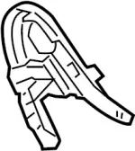 87405AM301 - Body: Recline Cover for Infiniti Image