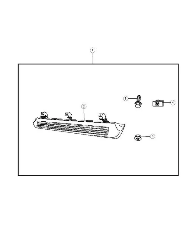 Board Running Board - Mopar (1CH61RXFAC)