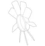 1112000023 - Cooling System: Fan Blade for Mercedes-Benz Image