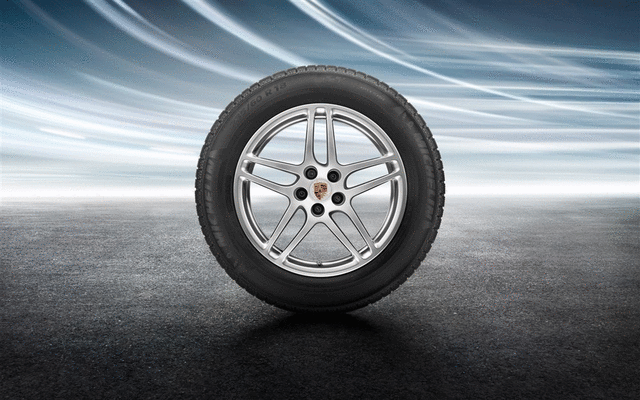 95B044640B - Wheels: 18-Inch Macan S Winter Wheel-And-Tire Set for Porsche: Macan Image