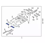 L1MZ78113B36C - Body: Rear Reinforced for Ford: Explorer, Police Interceptor Utility | Lincoln: Aviator Image