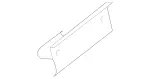 2166890141 - : Instrument Panel Bracket for Mercedes-Benz Image