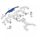 ML3Z15044E82AA - Body: Defroster Grille for Ford: Expedition, F-150, F-150 Lightning Image