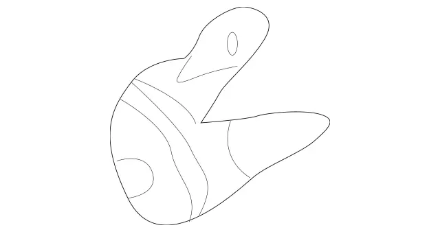 2306265414 - Cowl, Front Panel: Holder for Mercedes-Benz: SL63 AMG, SL65 AMG Image image