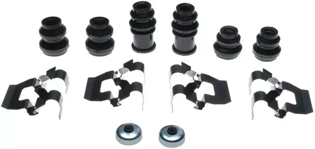 18K830X - Brake: Rear Disc Brake Caliper Hardware Kit with Clips, Seals, Bushings, and Caps for Buick: LeSabre, Park Avenue, Regal, Riviera | Cadillac: Allante, DeVille, Eldorado, Seville | Chevrolet: Lumina, Monte Carlo | Oldsmobile: Aurora, Cutlass Supreme, Toronado | Pontiac: Bonneville, Grand Prix, Trans Sport Image