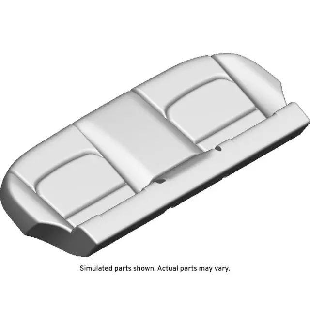 Black Rear Seat Cushion Cover - GM (42698853)