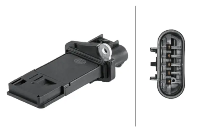 358095611 - Air Intake &amp; Fuel Delivery: Mass Air Flow Sensor 358095611 for Hella Image