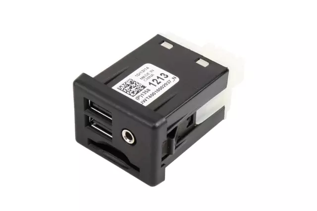 13581213 - Body: Auxiliary Jack for Cadillac: ATS, CTS, ELR, XTS | Chevrolet: Corvette, Suburban, Tahoe | GMC: Yukon, Yukon XL Image