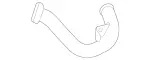 2560980407 - Engine: Upper Pipe for Mercedes-Benz Image