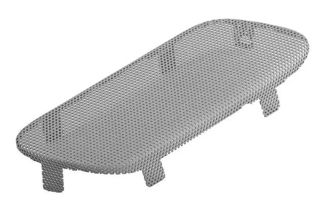 23176109 - : Light Platinum Passenger Side Windshield Garnish Molding Speaker Grille for Cadillac: CT6 Image