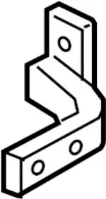 80420JL00B - Body: Lower Hinge for INFINITI: G37, Q60 Image